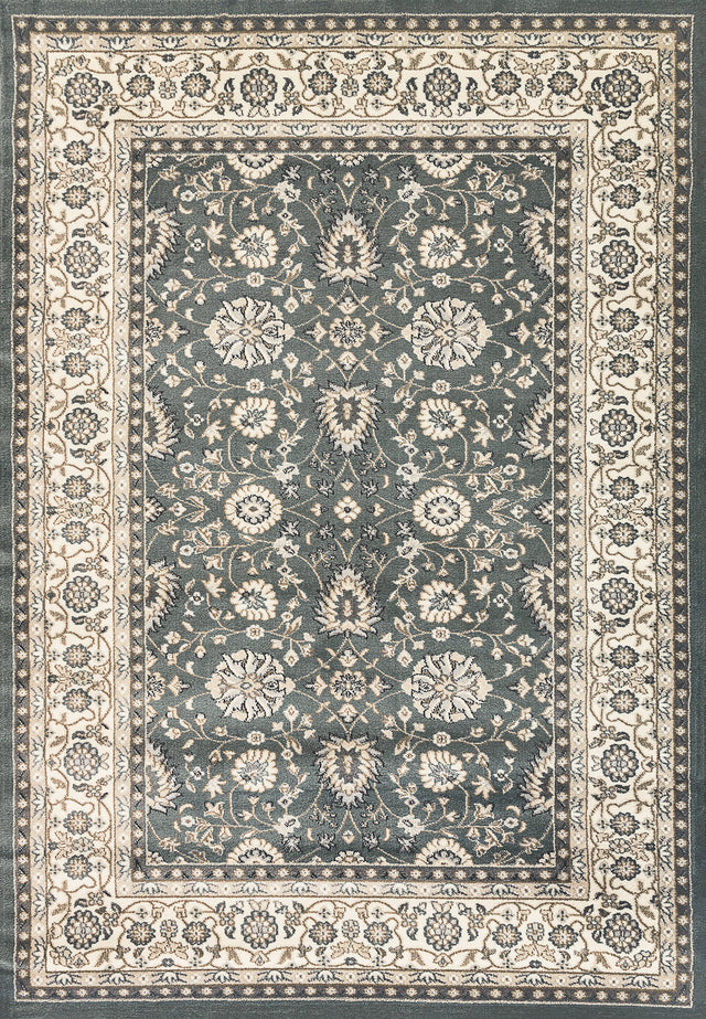 Dynamic Rugs Yazd 2803 Power Loomed Traditional Grey/Ivory Rug