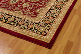 Dynamic Rugs Yazd 2803 Red / Red Rugs - corner detail