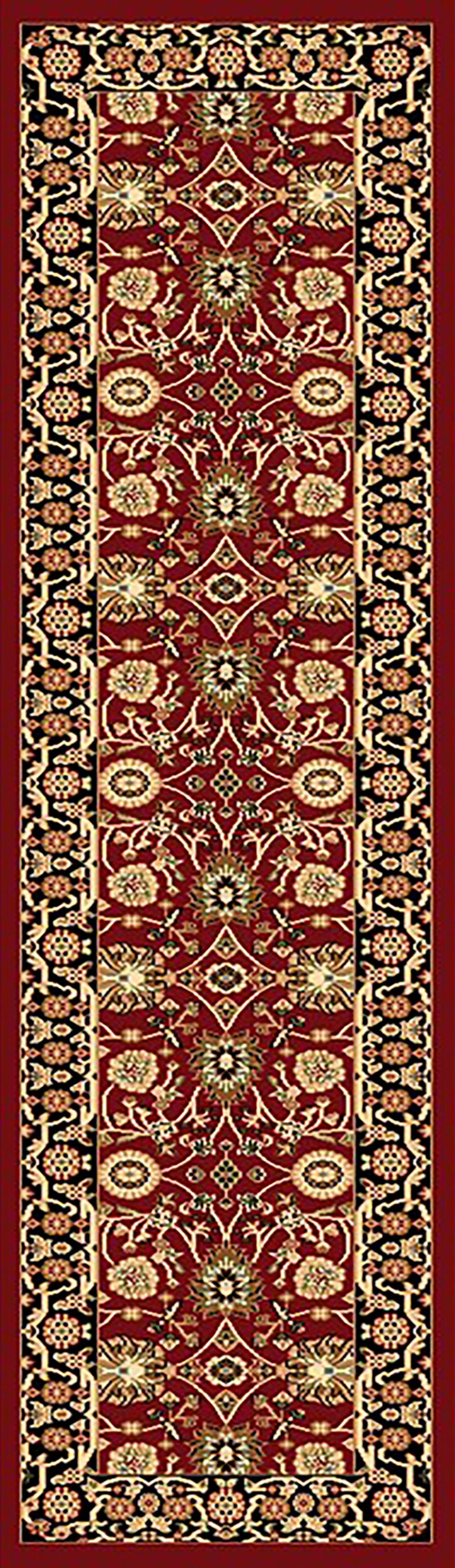 Dynamic Rugs Yazd 2803 Red / Red Rugs - runner view