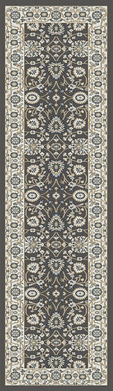 Dynamic Rugs Yazd 2803 Power Loomed Traditional Grey/Ivory Rug