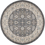 Dynamic Rugs Yazd 2803 Power Loomed Traditional Grey/Ivory Rug