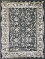 Dynamic Rugs Yazd 2803 Power Loomed Traditional Grey/Ivory Rug