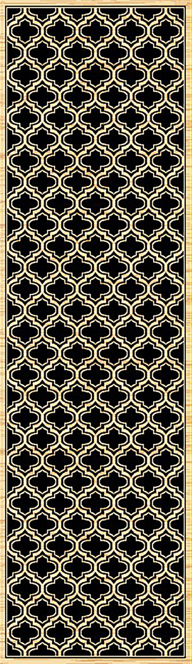 Dynamic Rugs Yazd 2816 Black Rugs - runner view