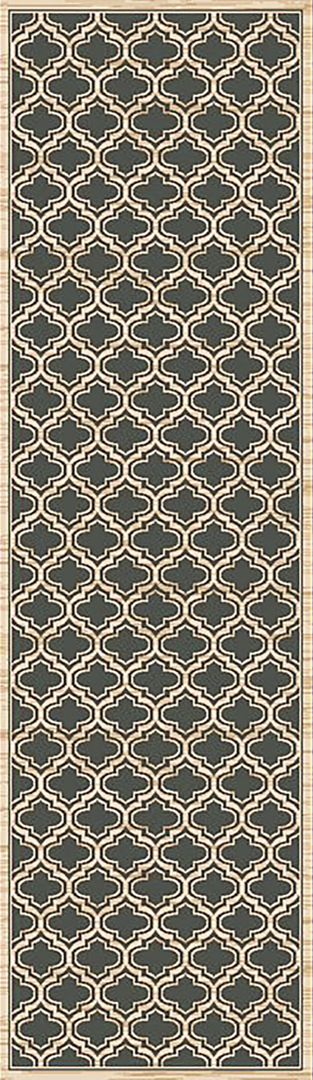 Dynamic Rugs Yazd 2816 Blue / Ivory Rugs - runner view