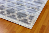 Dynamic Rugs Yazd 2816 Grey / Ivory Rugs - corner detail