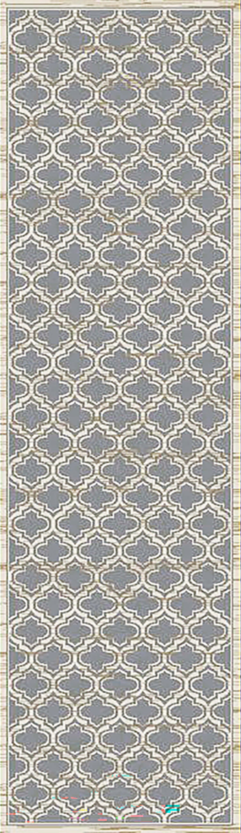 Dynamic Rugs Yazd 2816 Grey / Ivory Rugs - runner view