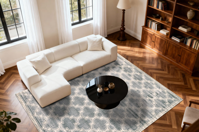 Dynamic Rugs Yazd 2816 Grey / Ivory Rugs - room scene
