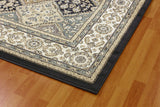 Dynamic Rugs Yazd 8471 Grey / Ivory Rugs - corner detail