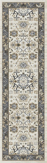 Dynamic Rugs Yazd 8531 Ivory / Grey Rugs - runner view