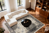 Dynamic Rugs Yazd 8531 Ivory / Grey Rugs - room scene