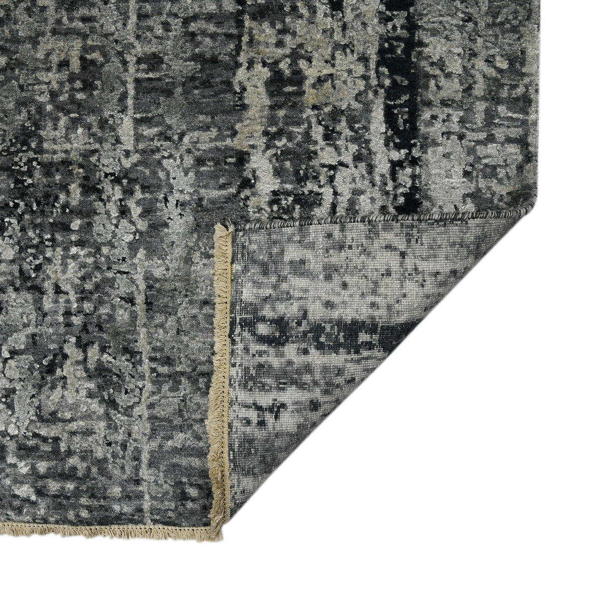 Amer Zenith ZEN-38 Dark Gray area rug - back view
