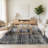 Amer Zenith ZEN-38 Dark Gray area rug - lifestyle view