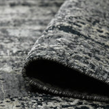 Amer Zenith ZEN-38 Dark Gray area rug - rolled view