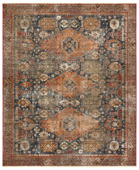 Jaipur Zefira ZFA12 Blue Powerloomed Rug
