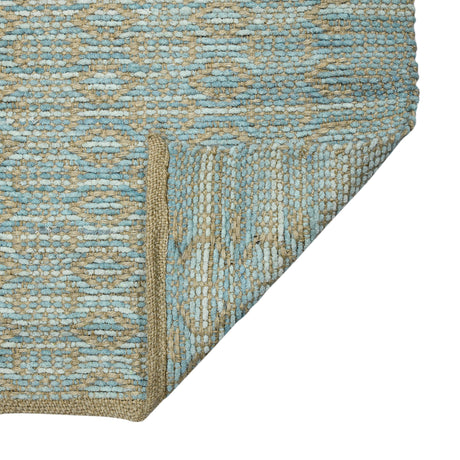 Amer Zola ZOL-5 Sky Blue area rug - back view