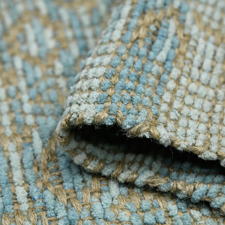Amer Zola ZOL-5 Sky Blue area rug - rolled view