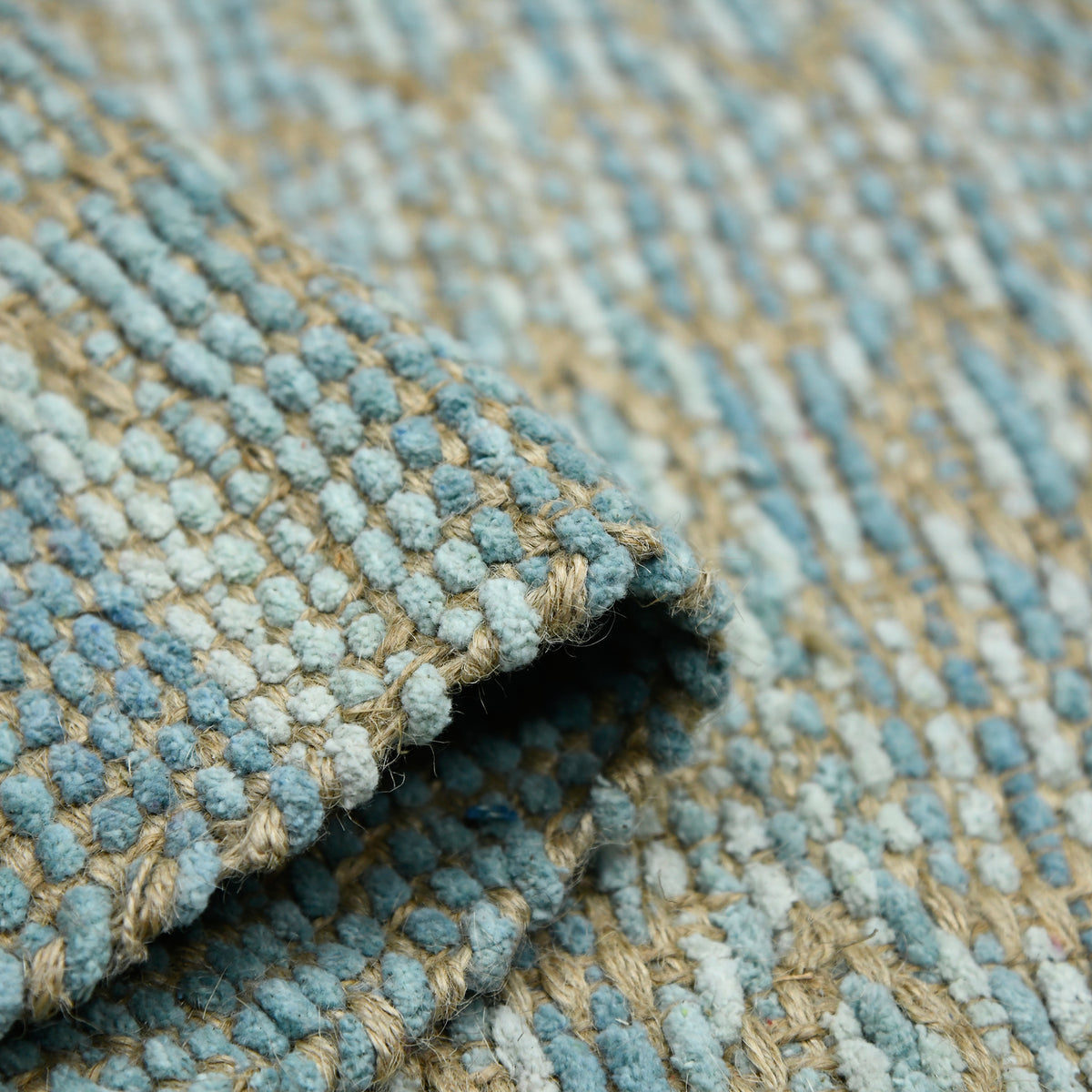 Amer Zola ZOL-5 Sky Blue area rug - rolled view