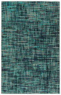 Kaleen Zuma Beach Zum04-78 Turquoise, Gray, Navy, Black Area Rug