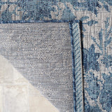 Safavieh Courtyard 5'-3" x 7'-7" Rug in Grey / Navy