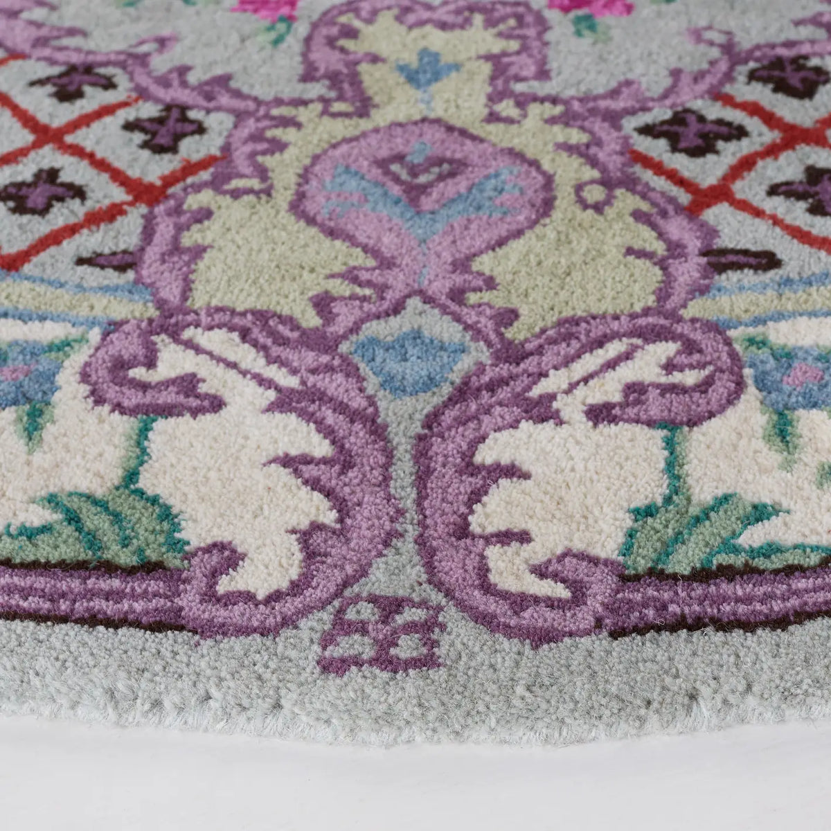 Safavieh Bellagio 5'-0" x 5'-0" Rug in Light Green / Ivory