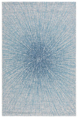 Safavieh Courtyard 5'-3" x 7'-7" Rug in Grey / Navy