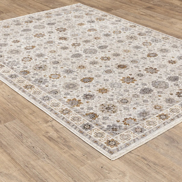 Oriental Weavers Sphinx Maharaja 071W1 Ivory/Multi Rugs - angle detail