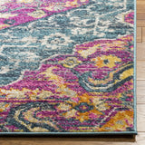 Safavieh Madison 4'-0" x 6'-0" Rug in Blue / Fuchsia