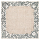 Safavieh Ebony 6'-0" x 6'-0" Rug in Ivory / Grey