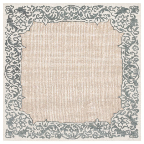 Safavieh Ebony 6'-0" x 6'-0" Rug in Ivory / Grey