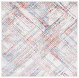Safavieh Shivan 100 6'-7" x 6'-7" Rug in Ivory / Rust