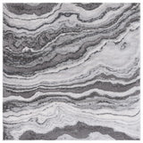 Safavieh Craft 6'-7" x 6'-7" Rug in Grey / Dark Grey