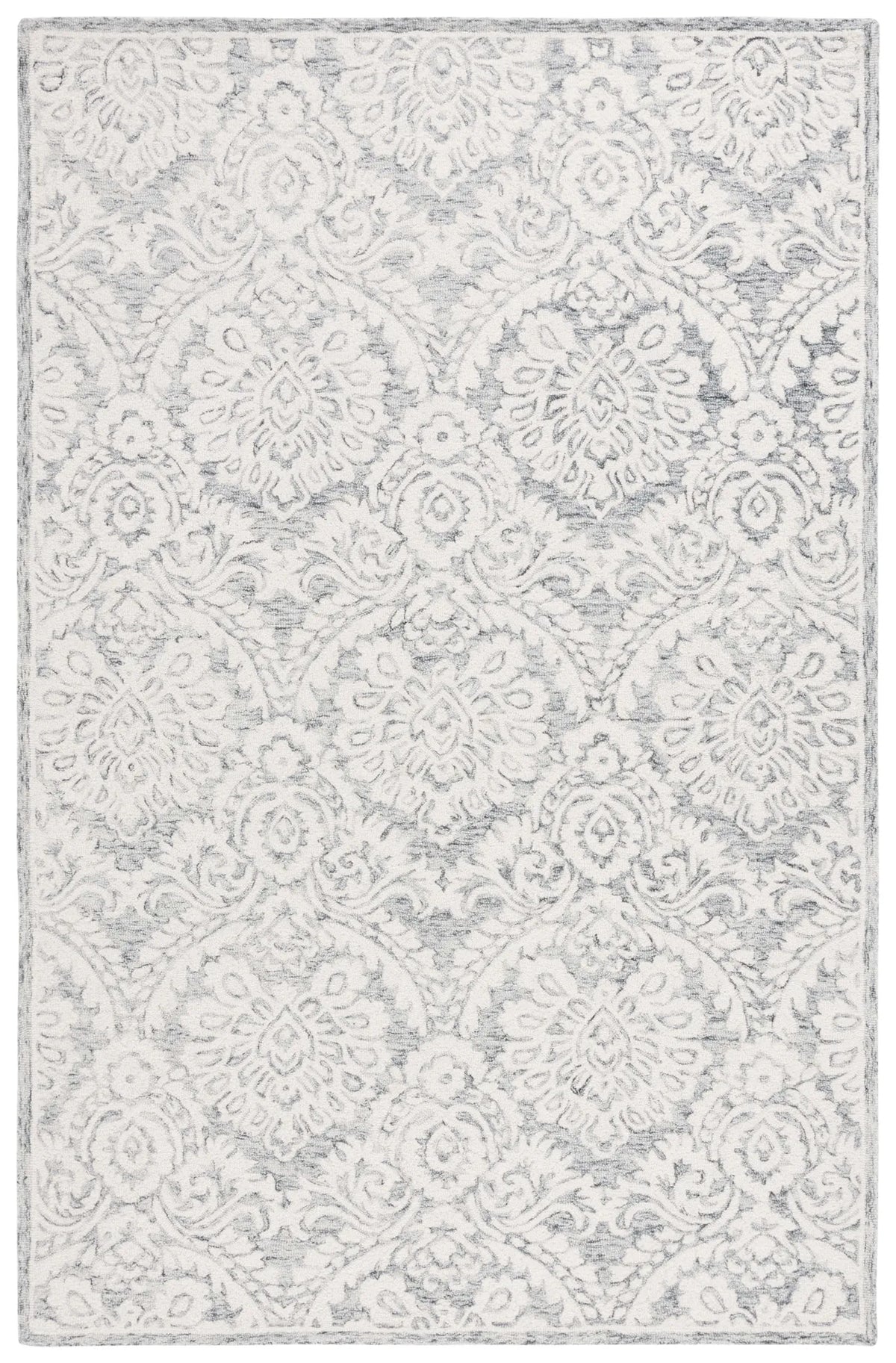 Safavieh Blossom 4'-0" x 6'-0" Rug in Grey / Ivory