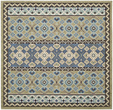 Safavieh Veranda 6'-7" x 6'-7" Rug in Green / Blue