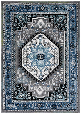 Safavieh Vintage Hamadan 4'-0" x 6'-0" Rug in Blue / Grey