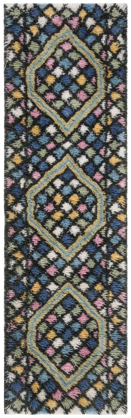 Safavieh Casablanca 2'-3" x 8'-0" Rug in Blue / Gold