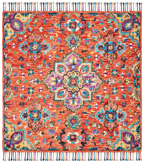 Safavieh Aspen 7'-0" x 7'-0" Rug in Red / Gold