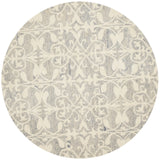 Safavieh Chatham 5'-0" x 5'-0" Rug in Light Grey / Ivory