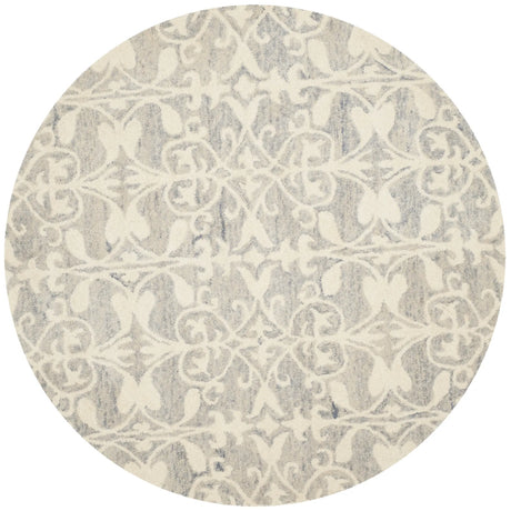 Safavieh Chatham 5'-0" x 5'-0" Rug in Light Grey / Ivory