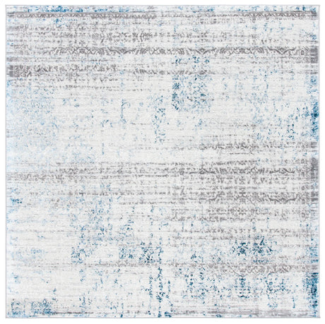 Safavieh Amelia 6'-7" x 6'-7" Rug in Grey / Blue