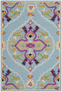 Safavieh Bellagio 2'-0" x 3'-0" Rug in Light Blue / Multi