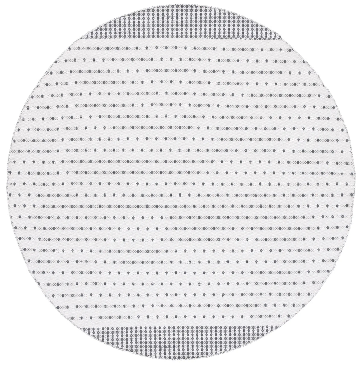 Safavieh Montauk 6'-0" x 6'-0" Rug in Grey / Ivory