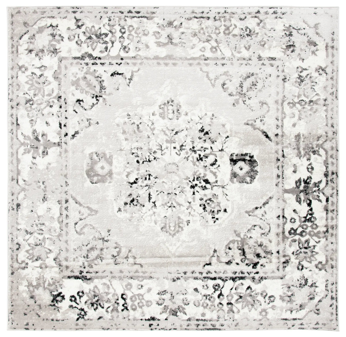 Safavieh Skyler 6'-7" x 6'-7" Rug in Grey / Ivory
