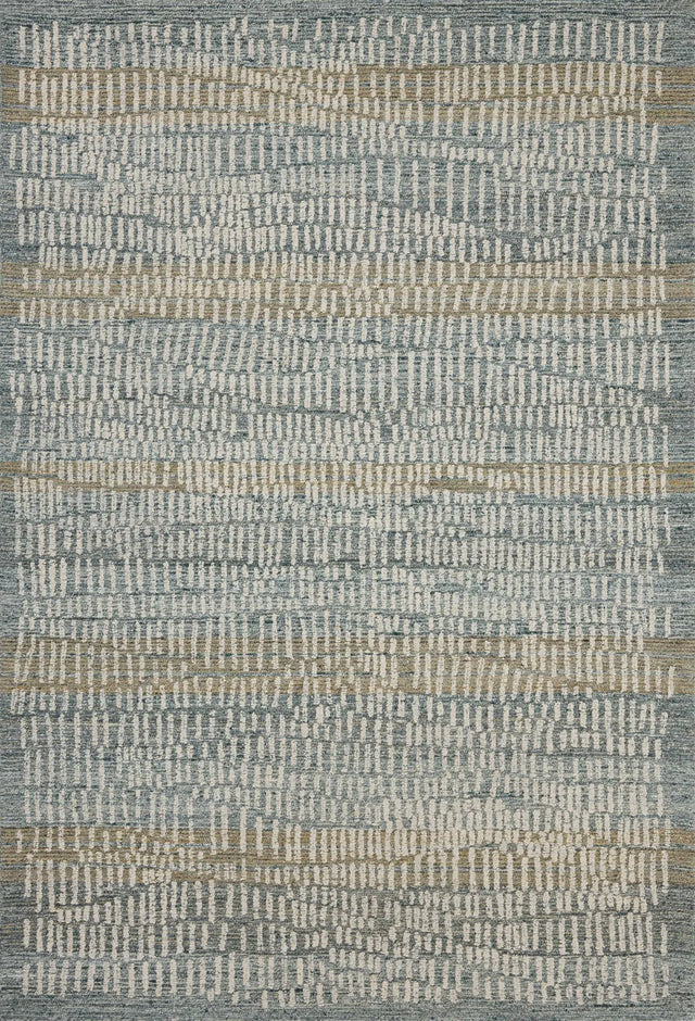 Loloi Elias Ela-02 Ocean/Oatmeal Rug - main flat