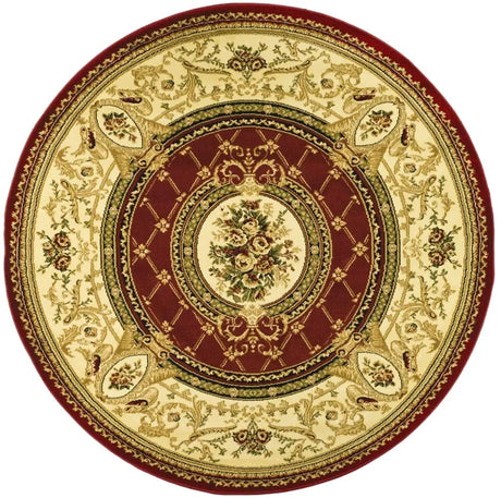 Safavieh Lyndhurst 5'-3" x 5'-3" Rug in Red / Ivory