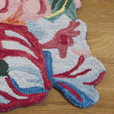 Safavieh Jardin 4'-0" x 6'-0" Rug in Navy / Pink