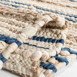 Safavieh Cape Cod 5'-0" x 8'-0" Rug in Natural / Blue