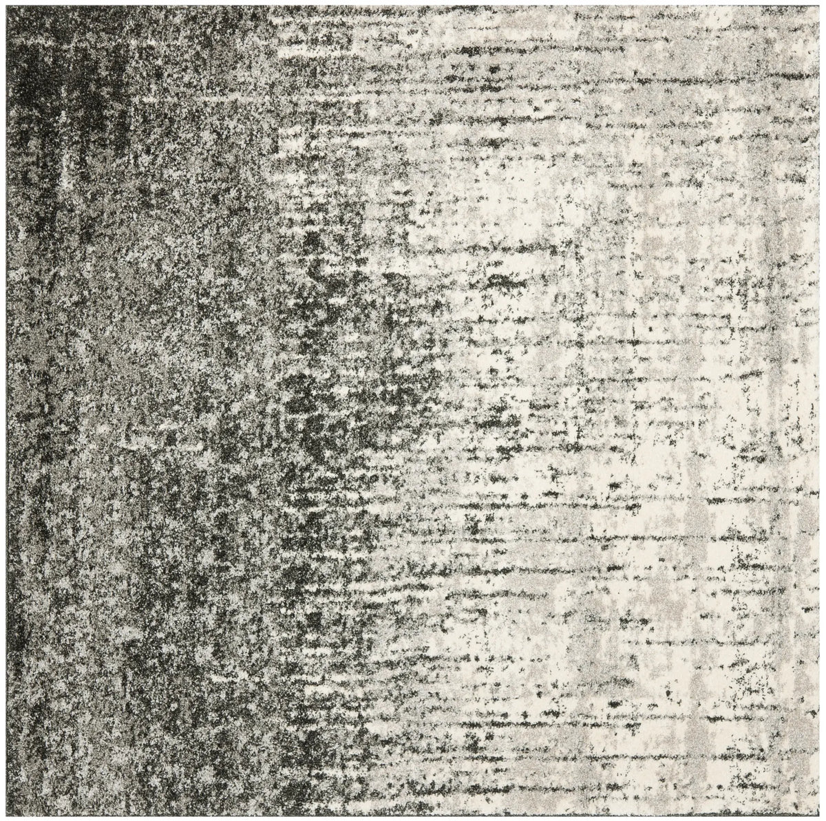 Safavieh Retro 6'-0" x 6'-0" Rug in Black / Light Grey