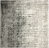 Safavieh Retro 6'-0" x 6'-0" Rug in Black / Light Grey