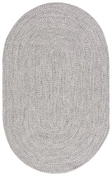 Safavieh Braided 5'-0" x 8'-0" Rug in Grey / Ivory