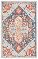 Safavieh Metro 4'-0" x 6'-0" Rug in Navy / Red